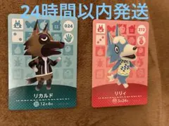 あつ森 どう森 あつまれどうぶつの森amiiboカード リカルド、リリィのセット