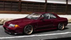 1/24 タミヤ カルソニック スカイライン r32 bnr32 完成品 - メルカリ