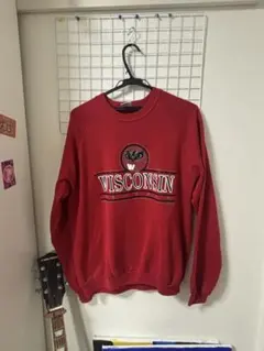 ヴィンテージ　古着　スウェット　トレーナー　アメカジ　レッド