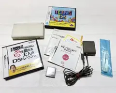 【動作確認済】ニンテンドーDS Liteホワイト本体+ソフト◆マリオ・脳トレ他◆