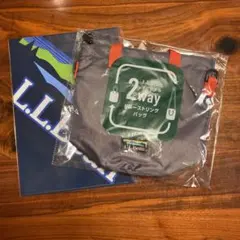 L.L.Bean  ドローストリングバッグ&ファイル