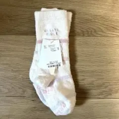 【新品タグ付】ジェラートピケ ふわふわソックス ボーダー