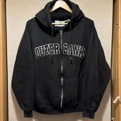90s y2k OUTER BANKS ジップ パーカー 短丈