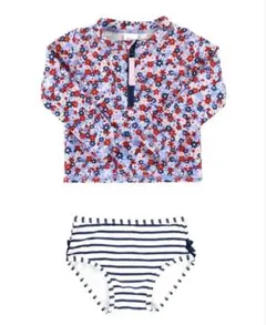 ラッフルバッツ　長袖　水着　ラッシュガード　12-18m
