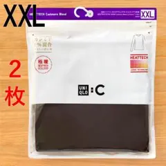 ２　極暖ヒートテックカシミヤブレンドタートルネックT　ブラウンXXL　ユニクロC