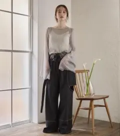 2025年最新】mideal カットアウトデザインワイドデニムの人気