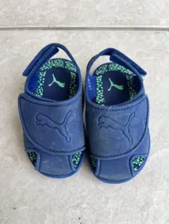 【美品】PUMA ベビーサンダル ネイビー 13㎝