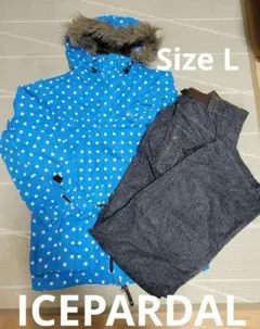 ICEPARDAL アイスパーダル スキースノボ ウェア セット ドット柄 11