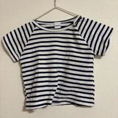 SHIPS 白紺ストライプ Tシャツ 80cm