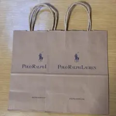 【送料無料】【新品未使用】Polo Ralph Lauren ショッパー袋　２枚