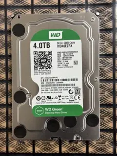 WD40EZRX 4.0TB 【使用時間103時間】