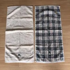 BURBERRY　フェイスタオル2枚