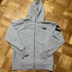 THE NORTH FACE フルジップ グレー パーカー