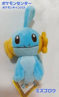 ポケモンセンター限定 ポケモンキャンバス ミズゴロウ ぬいぐるみ