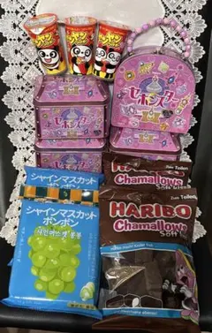 お菓子まとめ売り　セボンスター　チョコマシュマロ　シャインマスカットボンボン　他