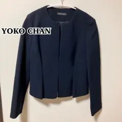 美品 YOKO CHAN ヨーコチャン ノーカラージャケット ストレッチ 36 楽天市場】YOKO CHAN ヨーコチャン ノーカラージャケット