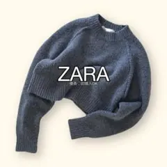美品✨ZARA KNIT CROPPED COZY SWEATER ニット