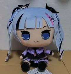 初音ミク 雪ミク クロミ きゅるまる BIGぬいぐるみ