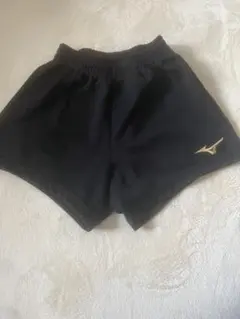 Mizuno バレーボール ショートパンツ ブラック ゴールド(women's)