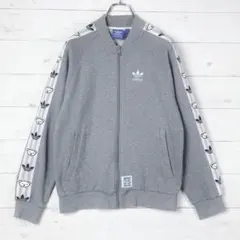 アディダス スウェット ジャケット ロゴ刺繡 25周年 NIGOベア 裏起毛 S