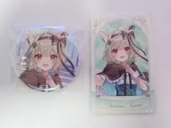 甘狼このみ　ミリプロ　3周年記念ランダム缶バッジ チェキ風カード セット