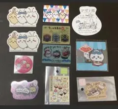 ちいかわ飯店 スマホに貼れるサイズ ステッカー　カード　バラ可　ハチワレ　うさぎのサムネイル