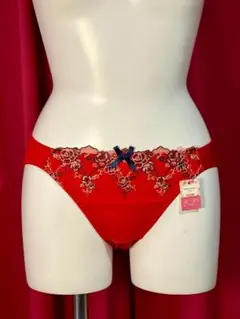 く*ん様 G336新品☆チュチュアンナ/ショーツ☆サイズM 赤 刺繍