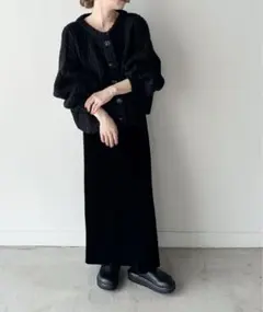 select moca by sonボリュームスリーブオーバーカーディガン