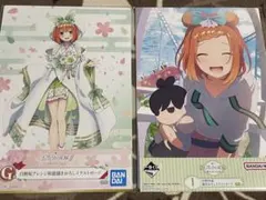 五等分の花嫁　中野四葉　イラストボード　一番くじ セット