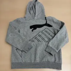 PUMA パーカー　キッズ　140 グレー