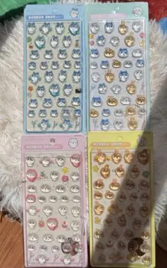 ボンボンドロップ シール 3Dステッカー 4パックセット ちいかわ