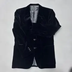 90s darkwear ベロアテーラードジャケット