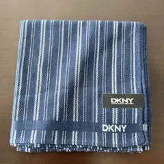 【日本製】DKNY ストライプ ハンカチ 約47cm 【新品未使用】