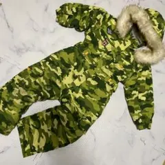 CCLTEAM カロライン 100cm スキーウェア つなぎ防寒着 スノーウェア