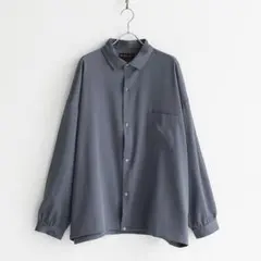 ETELIO ビッグシルエットスナップシャツジャケット