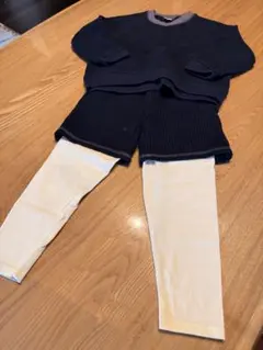 【値下げ】 petit main ワッフル パンツセットアップのサムネイル