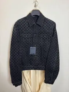 新品 試着のみ LOUIS VUITTON ダミエ デニムジャケット 46のサムネイル