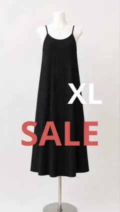 プリーツキャミワンピースXL