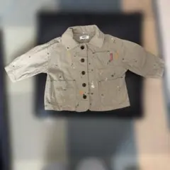 BREEZE ジャケット　ペイント加工　80cm