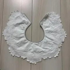 MARIMARI レース付きスタイ ホワイト