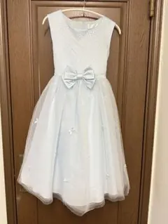 ドレス　発表会　結婚式　水色のサムネイル