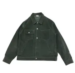 Champion コーデュロイジャケット ワークジャケット ダークグリーン S