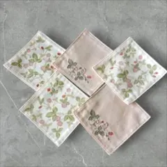 WEDGWOOD 花柄 コースター 5枚セット