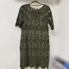 lucifer research 半袖 刺繍 ドレスのサムネイル