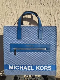 MICHAEL KORS ストライプトートバッグ
