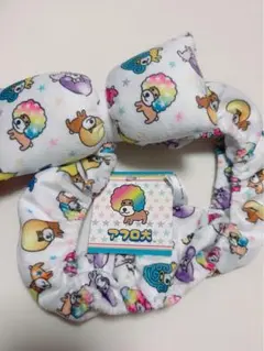 アフロ犬　サンエックス　ヘアバンド　平成　サンキューマート