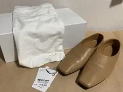 アパルトモンTHE ROW Square Toe pump キャメルのサムネイル