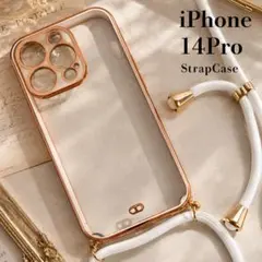 iPhone 14 Pro ショルダーケース ストラップ付き スマホケース