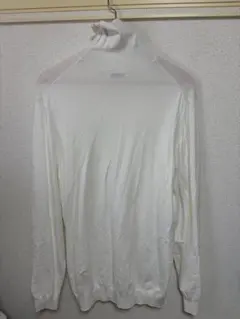 ZARA ホワイト タートルネック セーター L