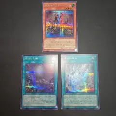 遊戯王　遊戯王　原石　デッキパーツ　シークレット　各１枚セット